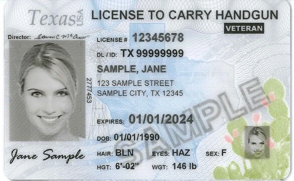 Texas LTC Card