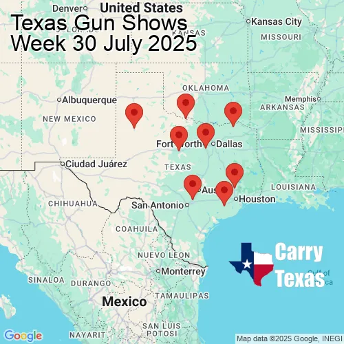 2025 Gun Show Map - week 30
