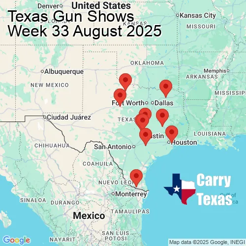 2025 Gun Show Map - week 33