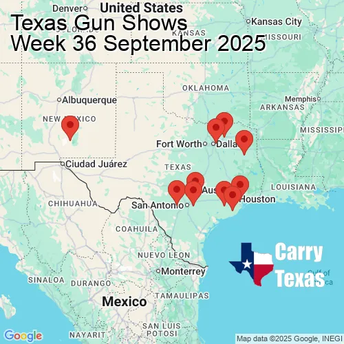 2025 Gun Show Map - week 36