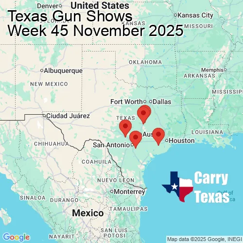 2025 Gun Show Map - week 45