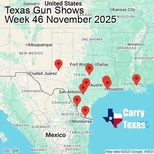2025 Gun Show Map - week 46
