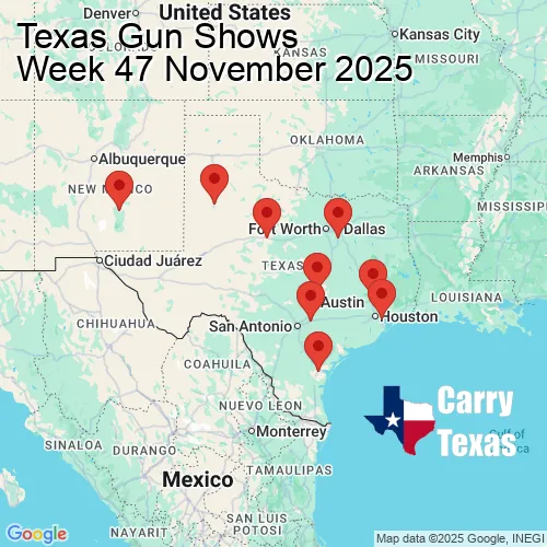 2025 Gun Show Map - week 47