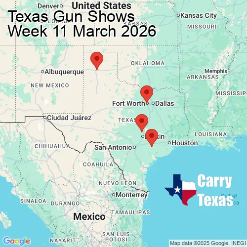 2026 Gun Show Map - week 11