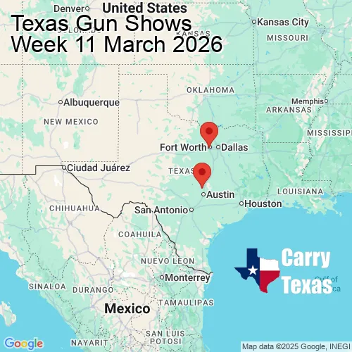 2026 Gun Show Map - week 11