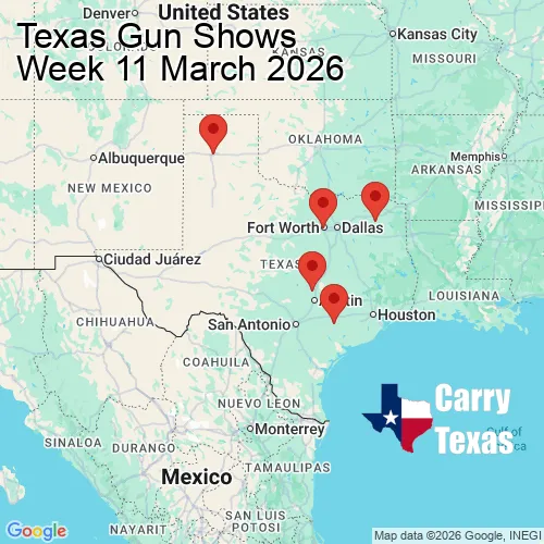 2026 Gun Show Map - week 11