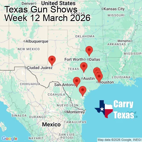 2026 Gun Show Map - week 12