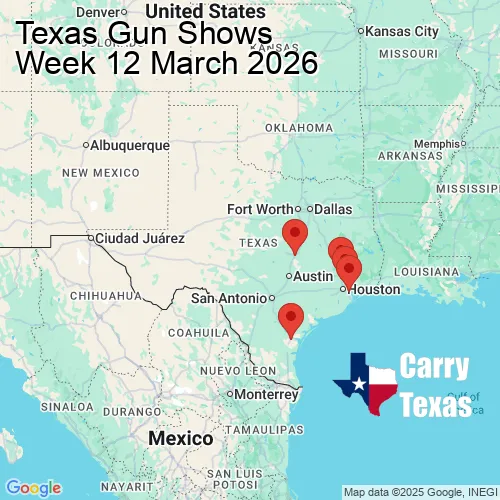 2026 Gun Show Map - week 12