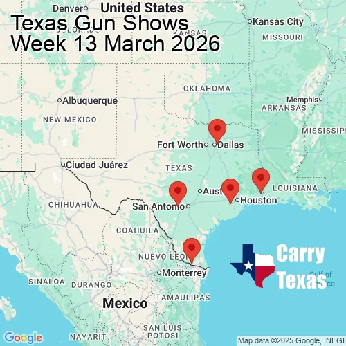 2026 Gun Show Map - week 13