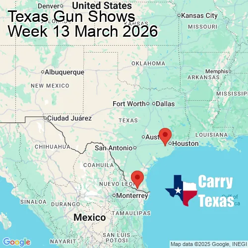 2026 Gun Show Map - week 13