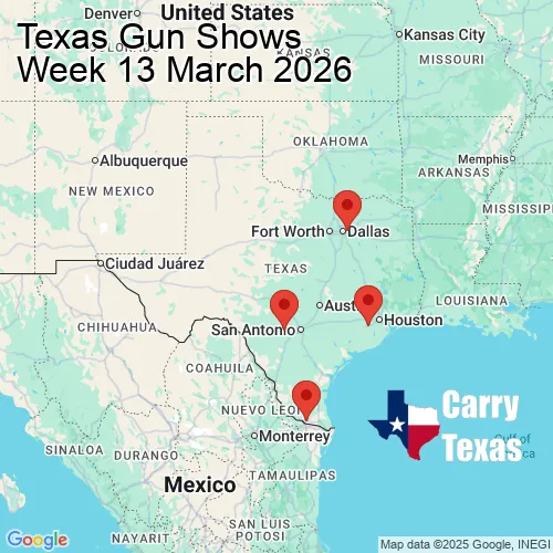 2026 Gun Show Map - week 13