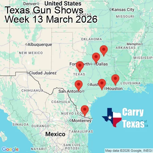 2026 Gun Show Map - week 13