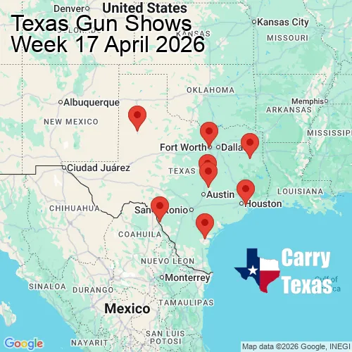 2026 Gun Show Map - week 17