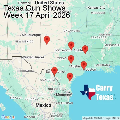 2026 Gun Show Map - week 17
