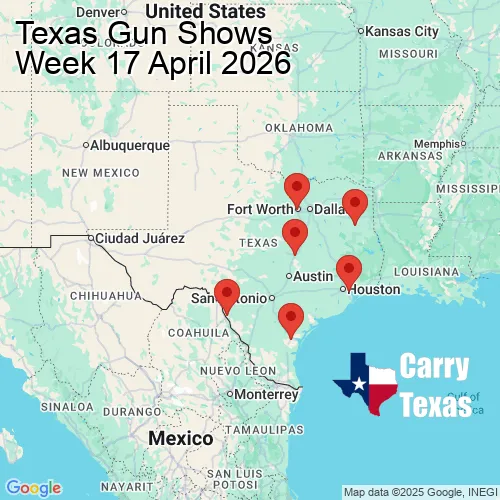2026 Gun Show Map - week 17