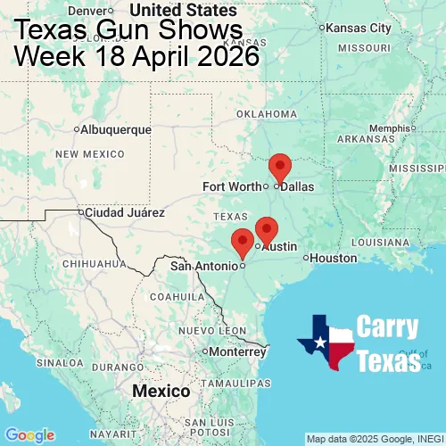 2026 Gun Show Map - week 18