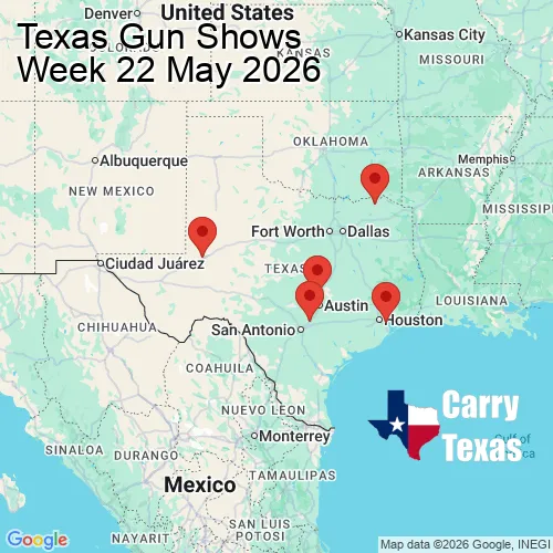 2026 Gun Show Map - week 22