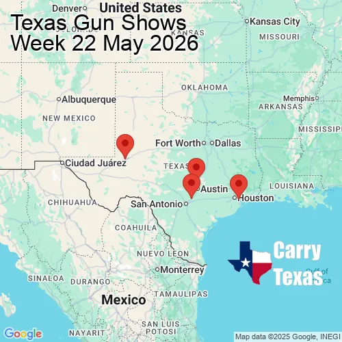 2026 Gun Show Map - week 22