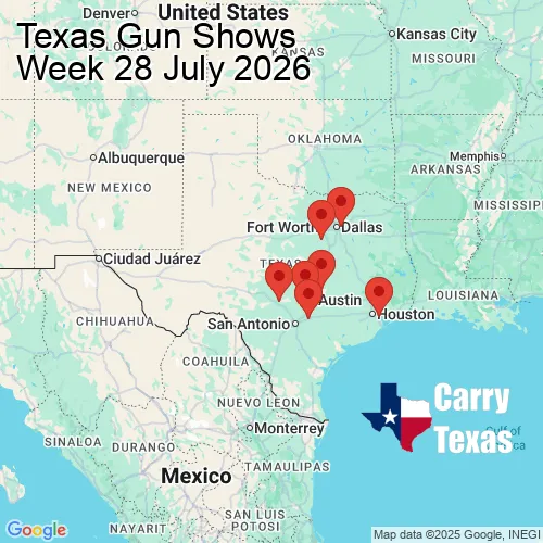 2026 Gun Show Map - week 28