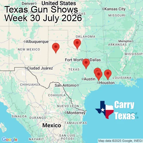 2026 Gun Show Map - week 30