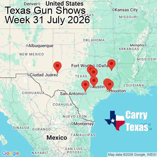 2026 Gun Show Map - week 31