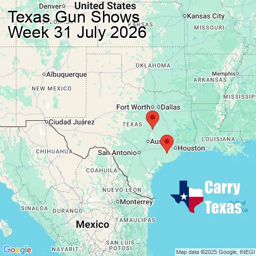2026 Gun Show Map - week 31