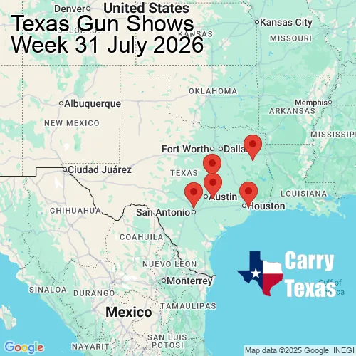 2026 Gun Show Map - week 31