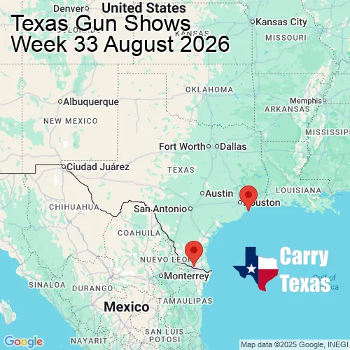 2026 Gun Show Map - week 33