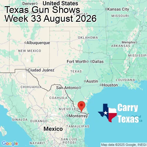 2026 Gun Show Map - week 33