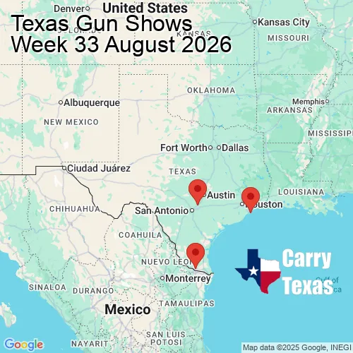 2026 Gun Show Map - week 33