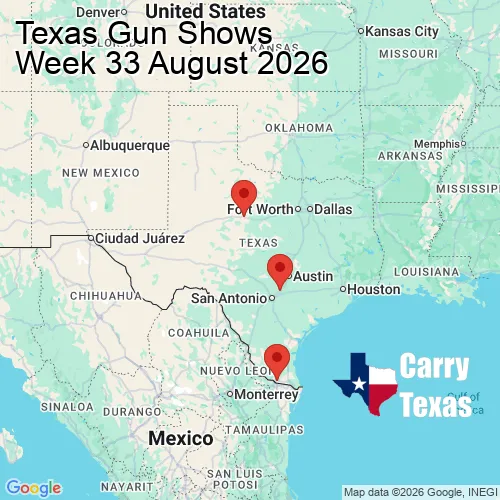 2026 Gun Show Map - week 33