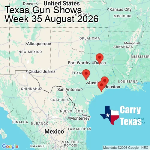 2026 Gun Show Map - week 35