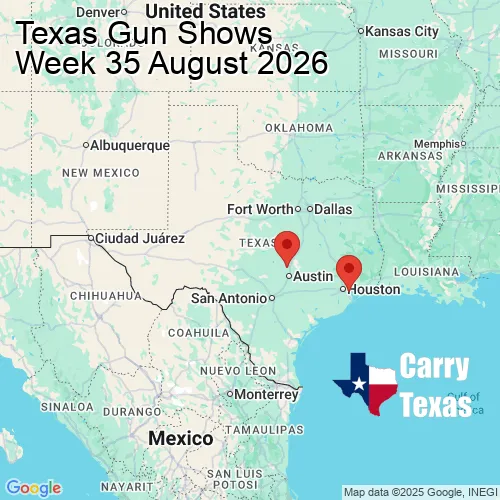 2026 Gun Show Map - week 35