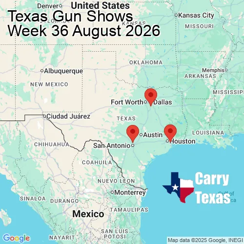 2026 Gun Show Map - week 36