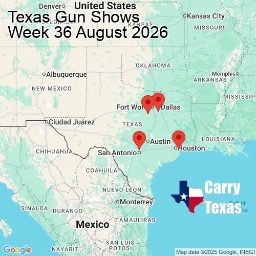 2026 Gun Show Map - week 36