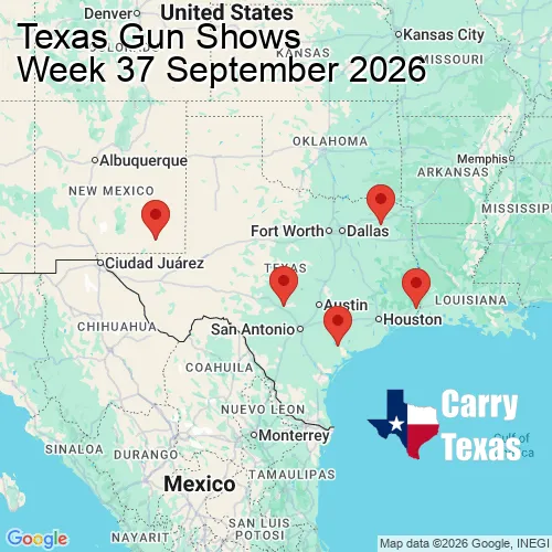 2026 Gun Show Map - week 37