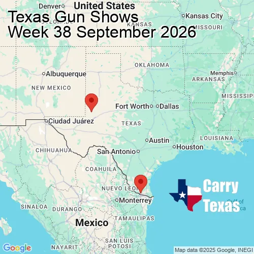 2026 Gun Show Map - week 38