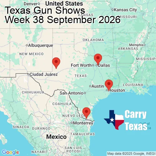 2026 Gun Show Map - week 38