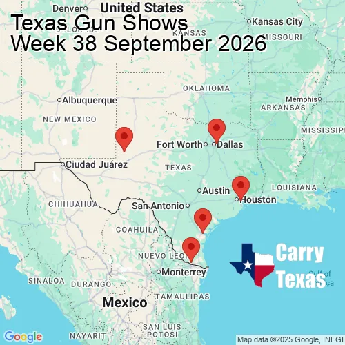 2026 Gun Show Map - week 38