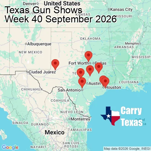 2026 Gun Show Map - week 40