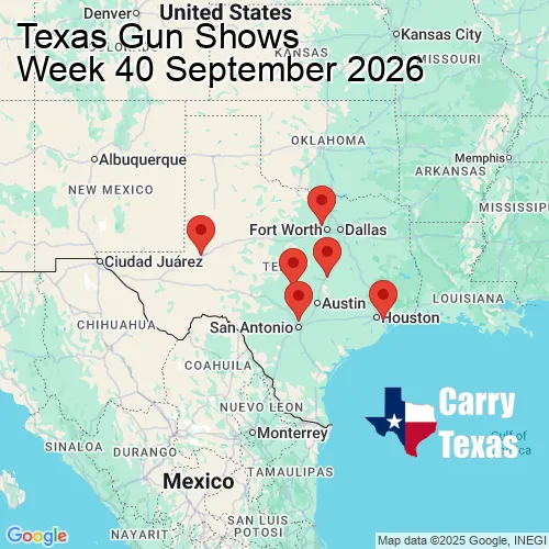 2026 Gun Show Map - week 40