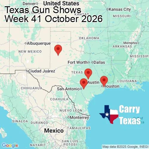 2026 Gun Show Map - week 41