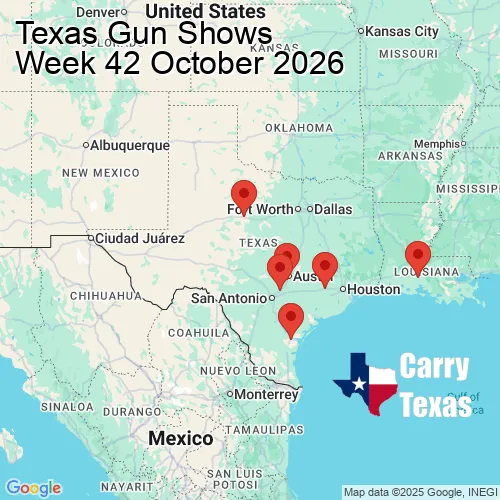 2026 Gun Show Map - week 42