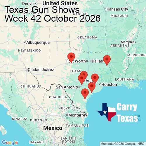 2026 Gun Show Map - week 42