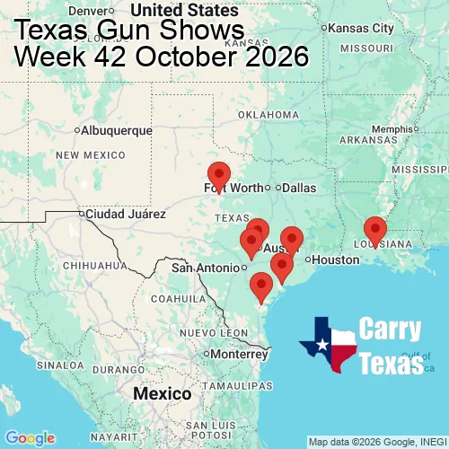 2026 Gun Show Map - week 42