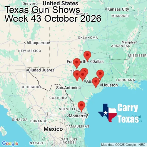 2026 Gun Show Map - week 43