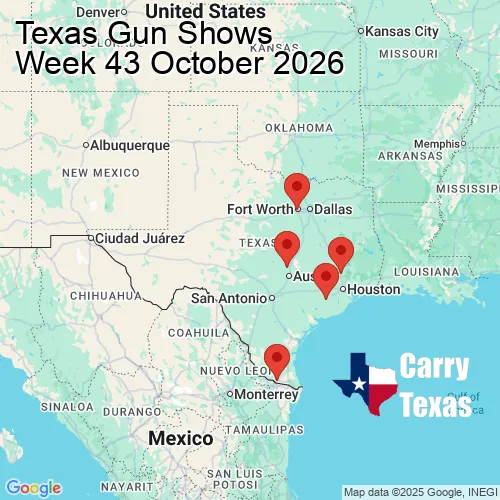 2026 Gun Show Map - week 43