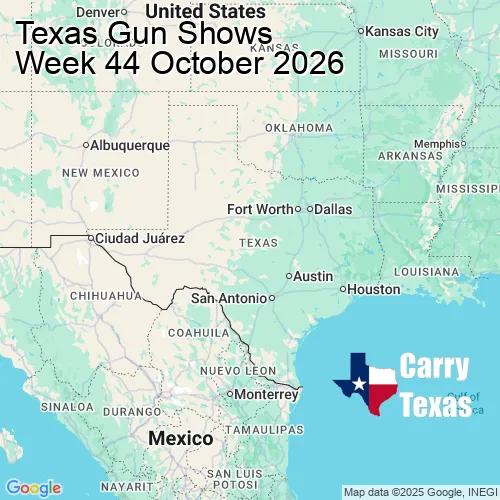 2026 Gun Show Map - week 44