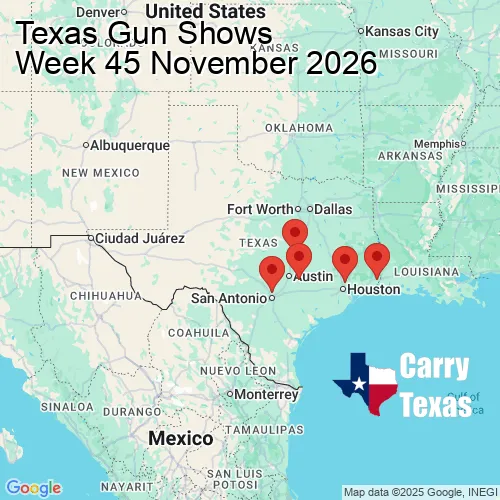 2026 Gun Show Map - week 45