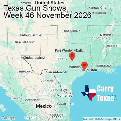 2026 Gun Show Map - week 46